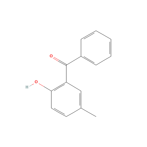 (2-hydroxy-5-methylphenyl)-phenylmethanone (CAS: 1470-57-1) - Chemical Structure and Molecular Formula 