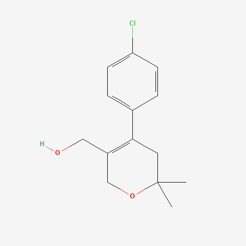 [4-(4-chlorophenyl)-6,6-dimethyl-2,5-dihydropyran-3-yl]methanol (CAS: 1228783-98-9) - Related Chemical Product