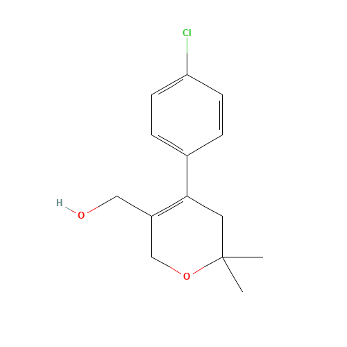 [4-(4-chlorophenyl)-6,6-dimethyl-2,5-dihydropyran-3-yl]methanol (CAS: 1228783-98-9) - Related Chemical Product