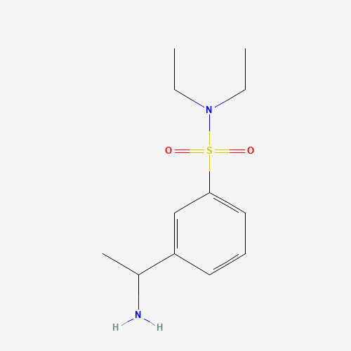 3-(1-aminoethyl)-N,N-diethylbenzenesulfonamide (CAS: 317829-67-7) - Related Chemical Product