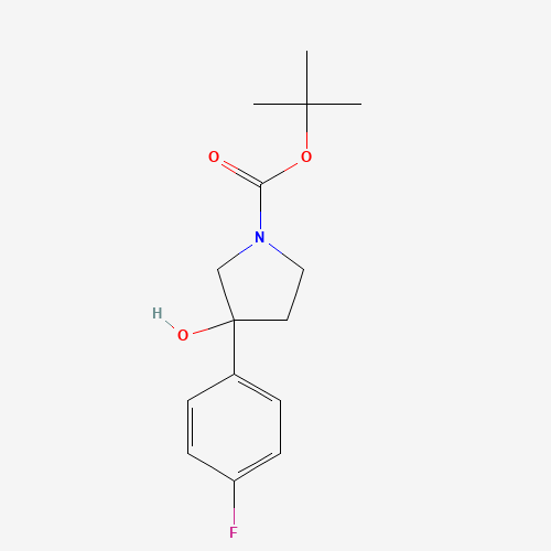 tert-butyl 3-(4-fluorophenyl)-3-hydroxypyrrolidine-1-carboxylate (CAS: 1003560-58-4) - Related Chemical Product