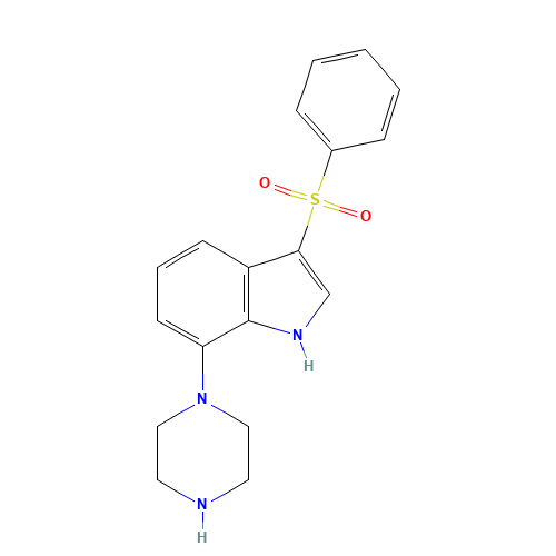 3-(benzenesulfonyl)-7-piperazin-1-yl-1H-indole (CAS: 478083-26-0) - Related Chemical Product