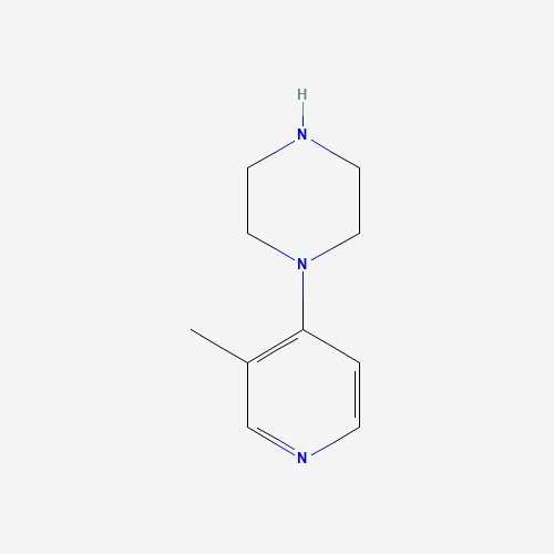 1-(3-methylpyridin-4-yl)piperazine (CAS: 112940-51-9) - Chemical Structure and Molecular Formula 