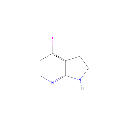 4-iodo-2,3-dihydro-1H-pyrrolo[2,3-b]pyridine (CAS: 945600-09-9) - Related Chemical Product