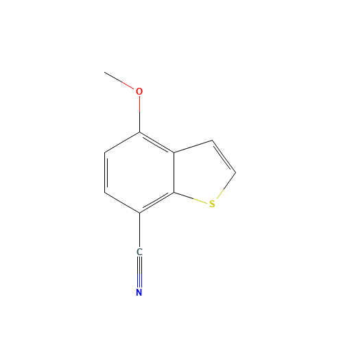 4-methoxy-1-benzothiophene-7-carbonitrile (CAS: 664364-68-5) - Related Chemical Product