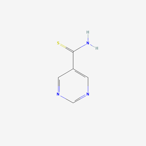 pyrimidine-5-carbothioamide (CAS: 88891-75-2) - Chemical Structure and Molecular Formula 