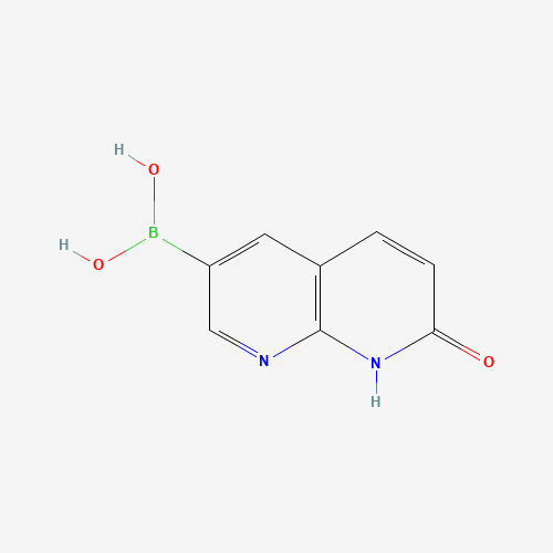 (7-oxo-8H-1,8-naphthyridin-3-yl)boronic acid (CAS: 1426221-34-2) - Related Chemical Product