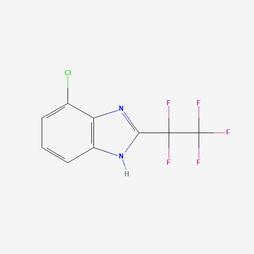 4-chloro-2-(1,1,2,2,2-pentafluoroethyl)-1H-benzimidazole (CAS: 1292369-79-9) - Related Chemical Product