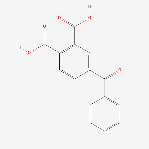 4-benzoylphthalic acid (CAS: 3885-88-9) - Chemical Structure and Molecular Formula 