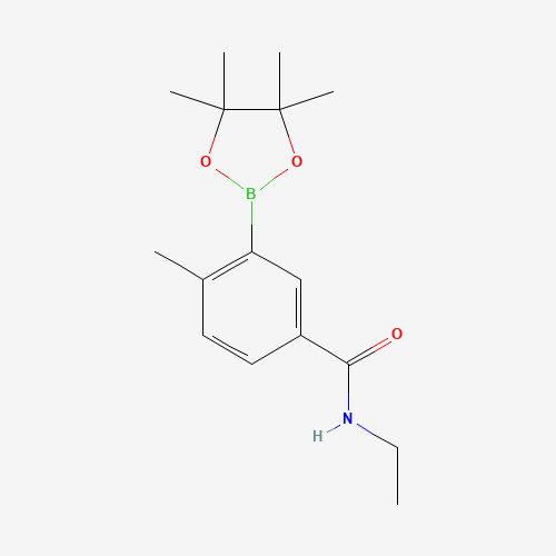 N-ethyl-4-methyl-3-(4,4,5,5-tetramethyl-1,3,2-dioxaborolan-2-yl)benzamide (CAS: 861905-31-9) - Related Chemical Product