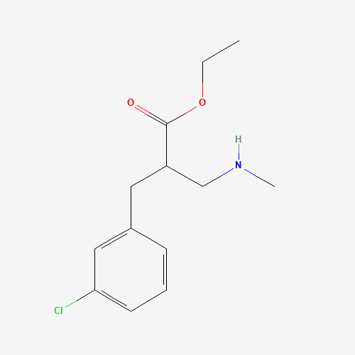 ethyl 2-[(3-chlorophenyl)methyl]-3-(methylamino)propanoate (CAS: 886366-08-1) - Related Chemical Product