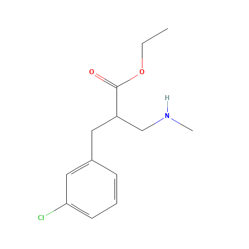 ethyl 2-[(3-chlorophenyl)methyl]-3-(methylamino)propanoate (CAS: 886366-08-1) - Related Chemical Product