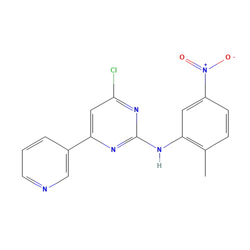 4-chloro-N-(2-methyl-5-nitrophenyl)-6-pyridin-3-ylpyrimidin-2-amine (CAS: 1016637-24-3) - Related Chemical Product