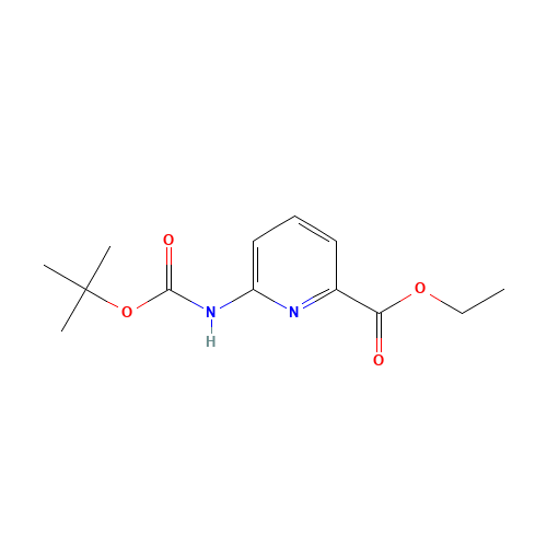 ethyl 6-[(2-methylpropan-2-yl)oxycarbonylamino]pyridine-2-carboxylate (CAS: 203321-86-2) - Related Chemical Product