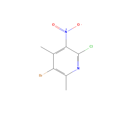 5-bromo-2-chloro-4,6-dimethyl-3-nitropyridine (CAS: 415907-79-8) - Related Chemical Product