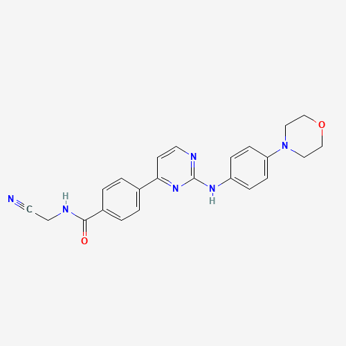 N-(cyanomethyl)-4-[2-(4-morpholin-4-ylanilino)pyrimidin-4-yl]benzamide (CAS: 1056634-68-4) - Related Chemical Product