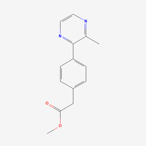 methyl 2-[4-(3-methylpyrazin-2-yl)phenyl]acetate (CAS: 1267286-78-1) - Related Chemical Product