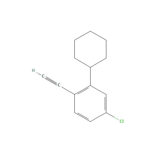 4-chloro-2-cyclohexyl-1-ethynylbenzene (CAS: 1282582-98-2) - Related Chemical Product
