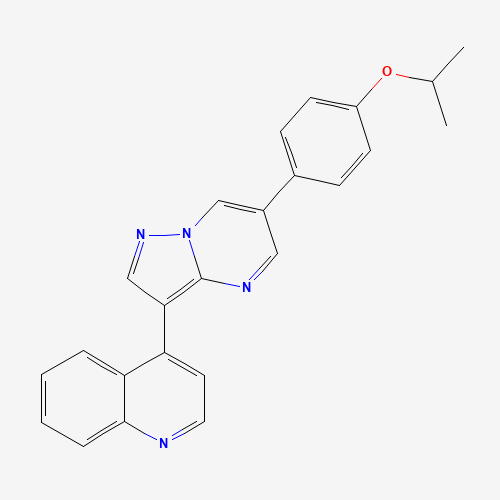 4-[6-(4-propan-2-yloxyphenyl)pyrazolo[1,5-a]pyrimidin-3-yl]quinoline (CAS: 1206711-16-1) - Related Chemical Product