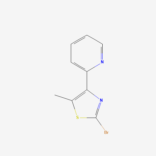 2-bromo-5-methyl-4-pyridin-2-yl-1,3-thiazole (CAS: 886370-92-9) - Related Chemical Product