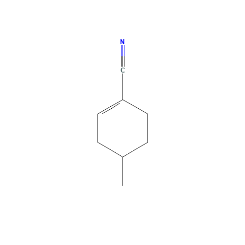 4-methylcyclohexene-1-carbonitrile (CAS: 41198-89-4) - Chemical Structure and Molecular Formula 