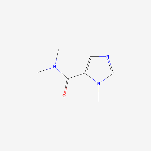 N,N,3-trimethylimidazole-4-carboxamide (CAS: 126535-11-3) - Chemical Structure and Molecular Formula 