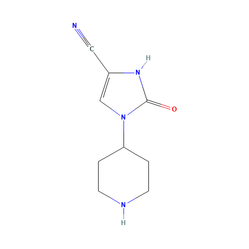 2-oxo-3-piperidin-4-yl-1H-imidazole-5-carbonitrile (CAS: 902133-88-4) - Related Chemical Product