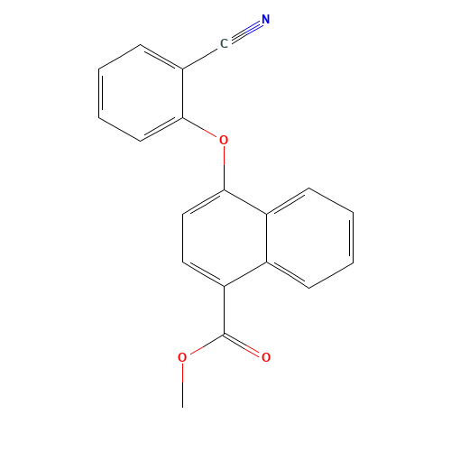 methyl 4-(2-cyanophenoxy)naphthalene-1-carboxylate (CAS: 1542224-29-2) - Related Chemical Product