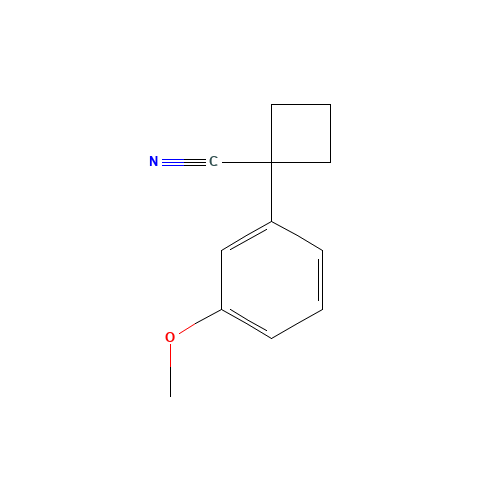 1-(3-methoxyphenyl)cyclobutane-1-carbonitrile (CAS: 74205-15-5) - Related Chemical Product