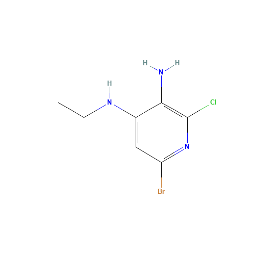 6-bromo-2-chloro-4-N-ethylpyridine-3,4-diamine (CAS: 913642-08-7) - Related Chemical Product