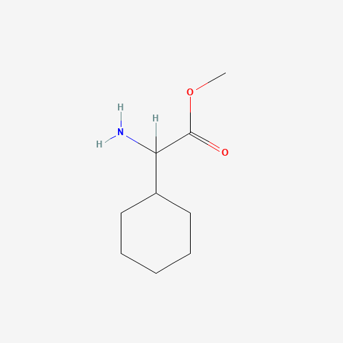 methyl 2-amino-2-cyclohexylacetate (CAS: 784129-23-3) - Chemical Structure and Molecular Formula 