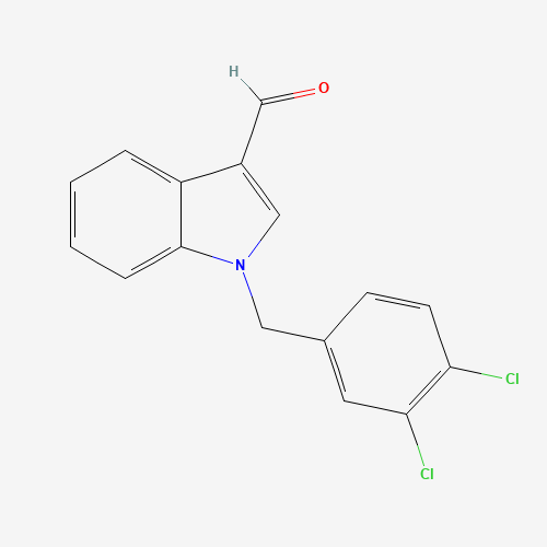 1-[(3,4-dichlorophenyl)methyl]indole-3-carbaldehyde (CAS: 90815-02-4) - Related Chemical Product