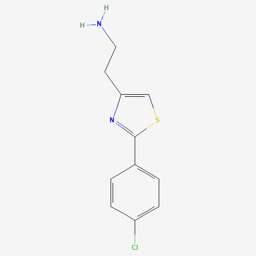 2-[2-(4-chlorophenyl)-1,3-thiazol-4-yl]ethanamine (CAS: 26858-31-1) - Related Chemical Product