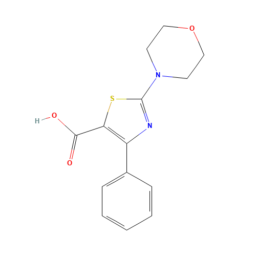 2-morpholin-4-yl-4-phenyl-1,3-thiazole-5-carboxylic acid (CAS: 188679-21-2) - Related Chemical Product