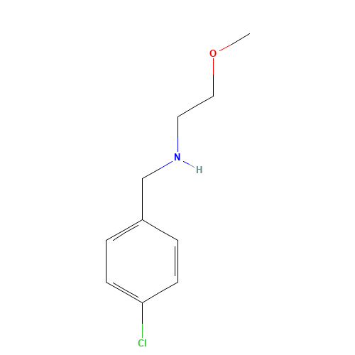 N-[(4-chlorophenyl)methyl]-2-methoxyethanamine (CAS: 827328-39-2) - Related Chemical Product