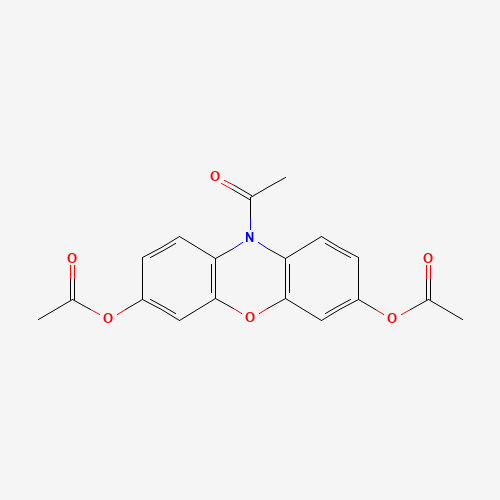 (10-acetyl-7-acetyloxyphenoxazin-3-yl) acetate (CAS: 93729-77-2) - Related Chemical Product