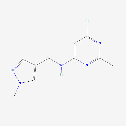 6-chloro-2-methyl-N-[(1-methylpyrazol-4-yl)methyl]pyrimidin-4-amine (CAS: 1248160-51-1) - Related Chemical Product