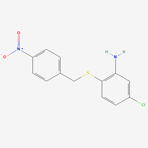 5-chloro-2-[(4-nitrophenyl)methylsulfanyl]aniline (CAS: 74462-20-7) - Related Chemical Product