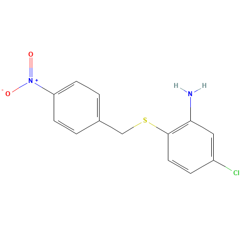 5-chloro-2-[(4-nitrophenyl)methylsulfanyl]aniline (CAS: 74462-20-7) - Related Chemical Product