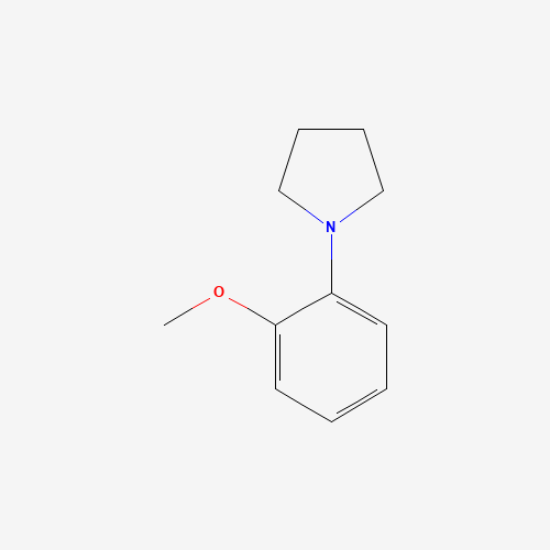 1-(2-methoxyphenyl)pyrrolidine (CAS: 4787-76-2) - Chemical Structure and Molecular Formula 