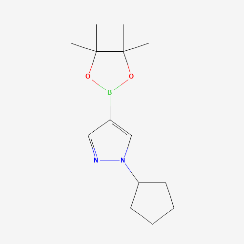 1-cyclopentyl-4-(4,4,5,5-tetramethyl-1,3,2-dioxaborolan-2-yl)pyrazole (CAS: 1233526-60-7) - Related Chemical Product