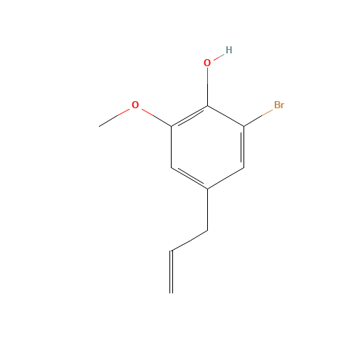2-bromo-6-methoxy-4-prop-2-enylphenol (CAS: 5746-37-2) - Related Chemical Product