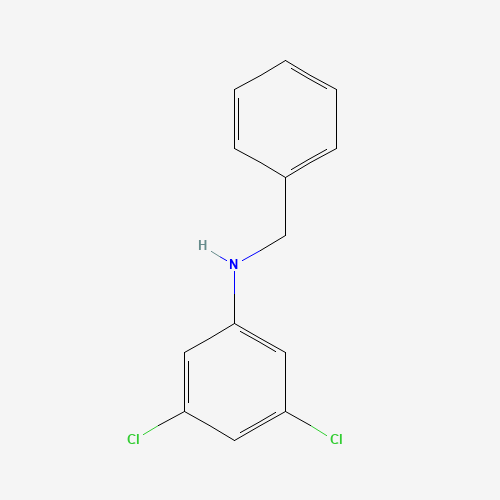 N-benzyl-3,5-dichloroaniline (CAS: 65089-00-1) - Chemical Structure and Molecular Formula 