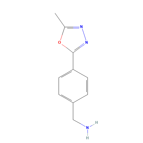 [4-(5-methyl-1,3,4-oxadiazol-2-yl)phenyl]methanamine (CAS: 946409-19-4) - Related Chemical Product