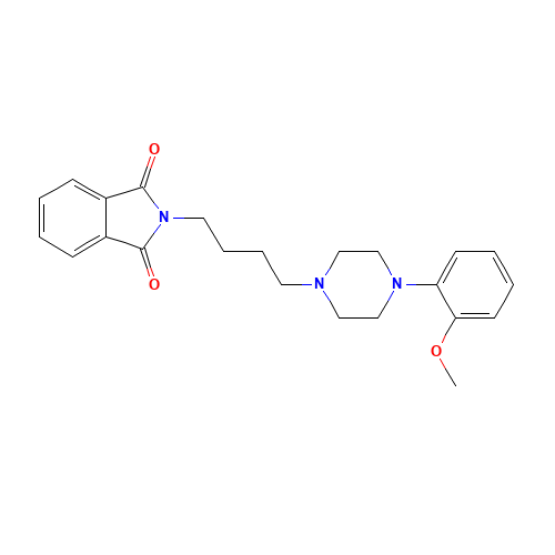 2-[4-[4-(2-methoxyphenyl)piperazin-1-yl]butyl]isoindole-1,3-dione (CAS: 102392-05-2) - Related Chemical Product