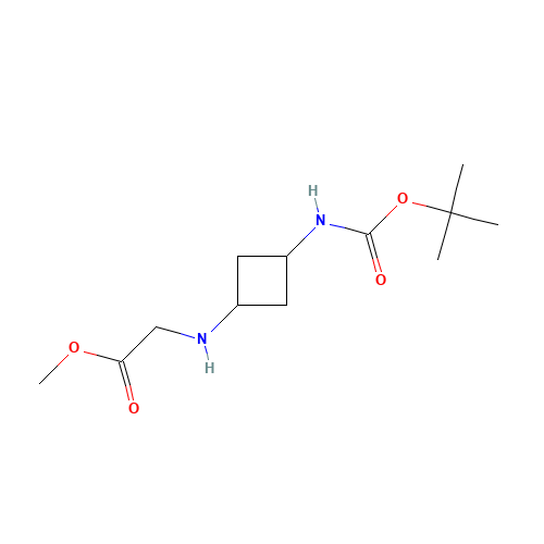 methyl 2-[[3-[(2-methylpropan-2-yl)oxycarbonylamino]cyclobutyl]amino]acetate (CAS: 1463527-18-5) - Related Chemical Product