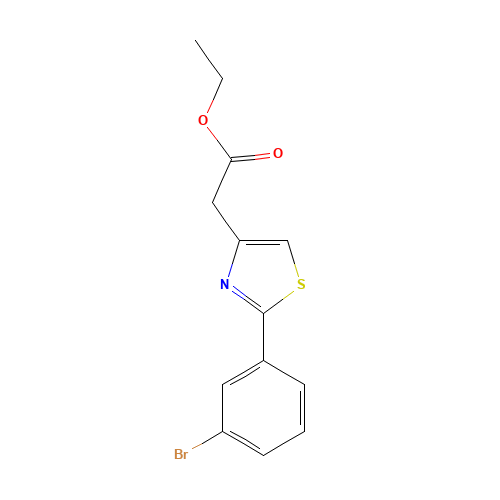 ethyl 2-[2-(3-bromophenyl)-1,3-thiazol-4-yl]acetate (CAS: 78742-99-1) - Related Chemical Product