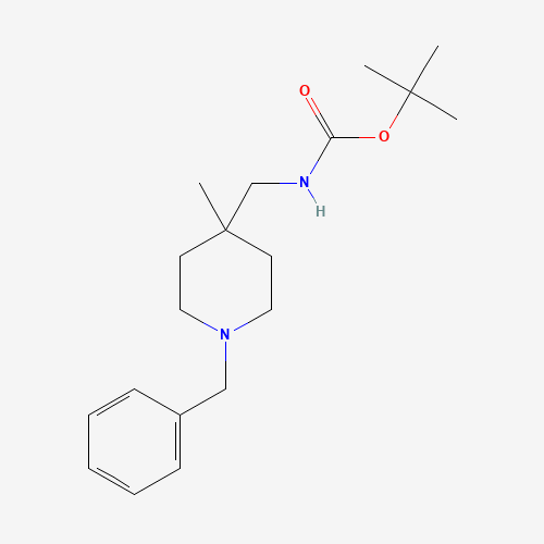 tert-butyl N-[(1-benzyl-4-methylpiperidin-4-yl)methyl]carbamate (CAS: 1345728-58-6) - Related Chemical Product