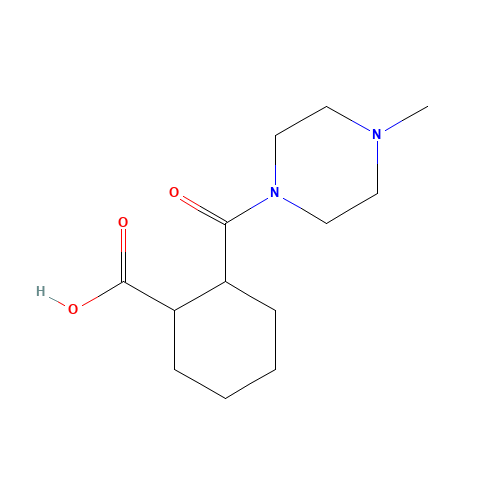2-(4-methylpiperazine-1-carbonyl)cyclohexane-1-carboxylic acid (CAS: 331947-27-4) - Related Chemical Product