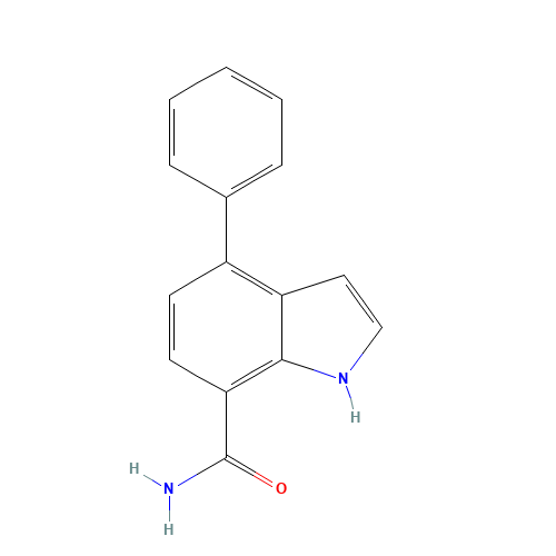 4-phenyl-1H-indole-7-carboxamide (CAS: 1253792-04-9) - Related Chemical Product